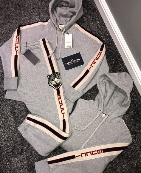 mens gucci dress sweater|men's gucci sweat suit.